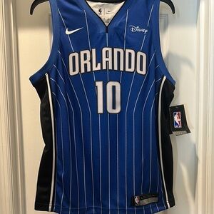 Nike Blue and Black Orlando Magic Jersey/ #10